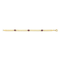Bracelet en argent et Rubis de Birmanie