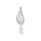Pendentif en argent et Perle blanche de culture d'eau douce