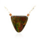 Collier en or et Ammolite (de Melo)