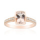 Bague en or et Morganite AAA (CIRARI)