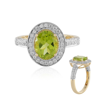 Bague en or et Péridot