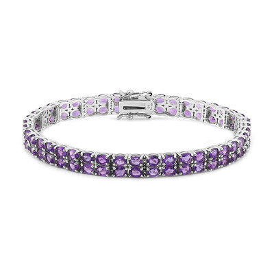 Bracelet en argent et Améthyste