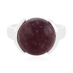 Bague en argent et Lépidolite