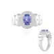 Bague en argent et Tanzanite (de Melo)