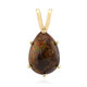 Pendentif en or et Agate de Feu