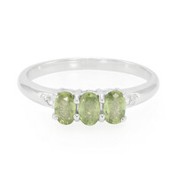 Bague en argent et Saphir du Mozambique