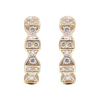 Boucles d'oreilles en or et Diamant I1 (H) (CIRARI)