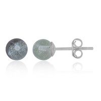 Boucles d'oreilles en argent et Fluorite
