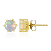 Boucles d'oreilles en argent et Opale Welo