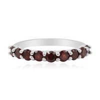 Bague en argent et Grenat