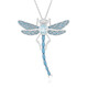 Collier en argent et Topaze bleu ciel (Adela Silber)