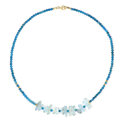 Collier en argent et Aigue-marine