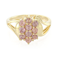 Bague en or et Saphir Padparadscha non chauffé (AMAYANI)