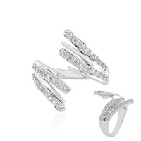 Bague en argent et Zircon