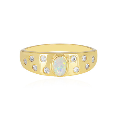Bague en argent et Opale Welo
