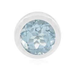 Pendentif en argent et Topaze bleu ciel