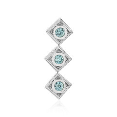 Pendentif en argent et Zircon de Ratanakiri