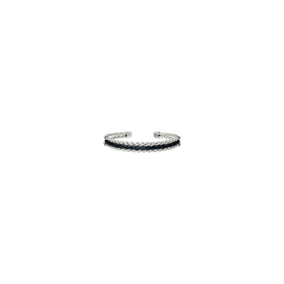 Bracelet en argent et Diamant bleu