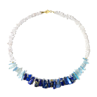 Collier en argent et Quartz blanc