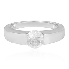 Bague en argent et Quartz blanc