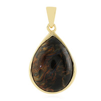 Pendentif en argent et Pietersite dorée