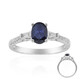 Bague en or et Saphir bleu de Ceylan (CIRARI)