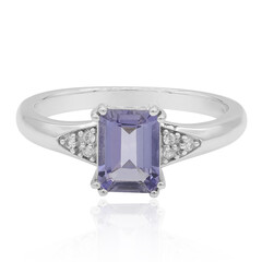 Bague en argent et Iolite