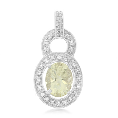 Pendentif en argent et Orthose