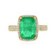 Bague en or et Emeraude d'Ethiopie (AMAYANI)