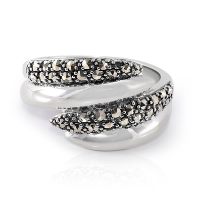Bague en argent et Marcassite