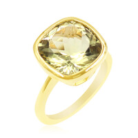 Bague en argent et Quartz de l'Ouro Verde