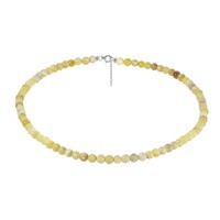 Collier en argent et Opale jaune