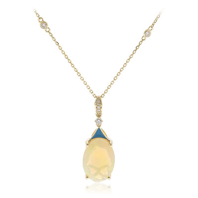 Collier en or et Opale Welo AAA (CIRARI)