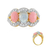 Bague en argent et Aigue-marine