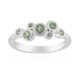 Bague en argent et Saphir vert de Tuléar  (Pallanova)