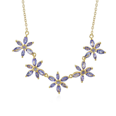 Collier en argent et Tanzanite