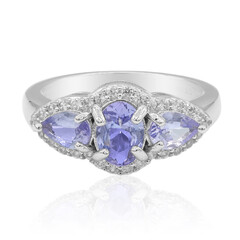 Bague en argent et Tanzanite