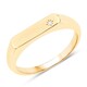 Bague en argent et Diamant I3 (J)