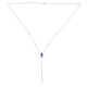 Collier en argent et Améthyste de Zambie (de Melo)