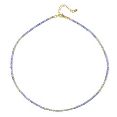 Collier en argent et Tanzanite