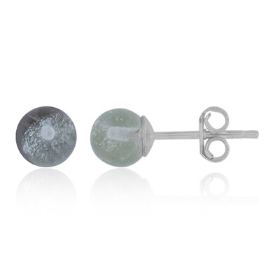 Boucles d'oreilles en argent et Fluorite