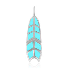 Pendentif en argent et Turquoise de Kingman (Anne Bever)