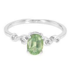Bague en argent et Kyanite Menthe