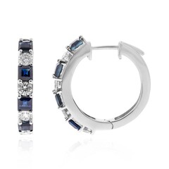 Boucles d'oreilles en or et Saphir de Ceylan (CIRARI)
