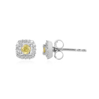 Boucles d'oreilles en argent et Sphène