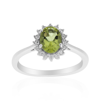 Bague en argent et Quartz de l'Ouro Verde