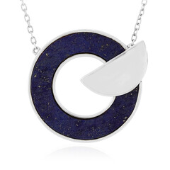 Collier en argent et Lapis-Lazuli (Juwelo Bauhaus)