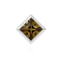 Pendentif en argent et Zircon jaune