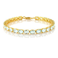 Bracelet en argent et Topaze bleu ciel