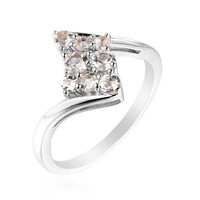 Bague en argent et Morganite